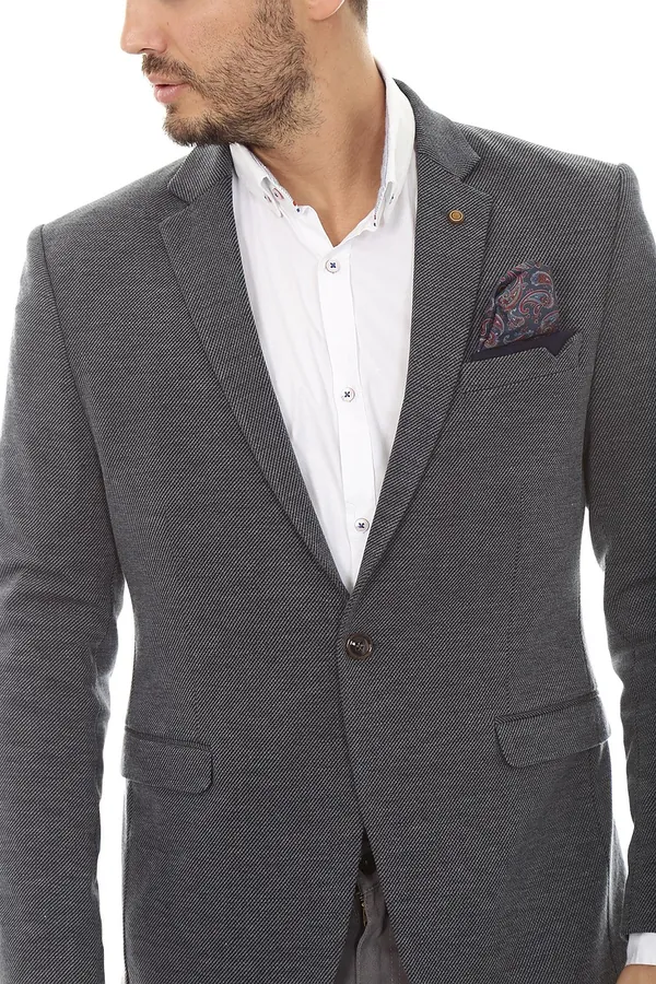 Antrasit Blazer Ceket