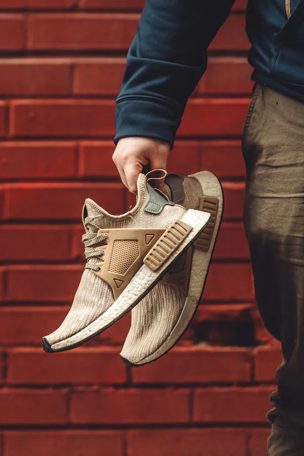 Bej Örgü Sneaker