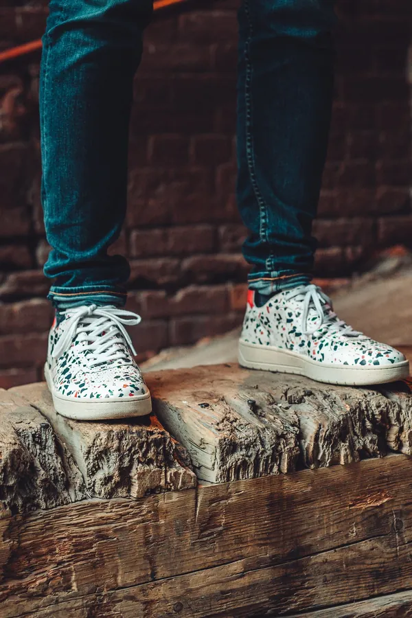 Beyaz Benekli Sneaker