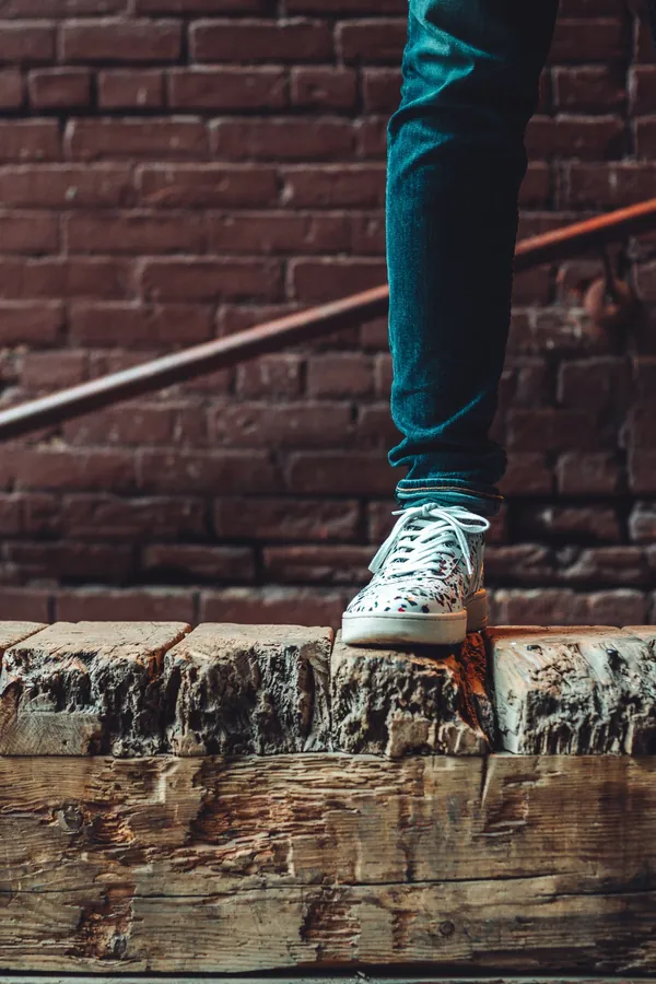 Beyaz Benekli Sneaker