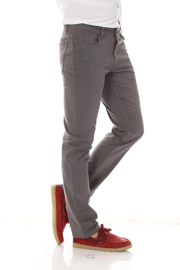 Gri Chino Pantolon