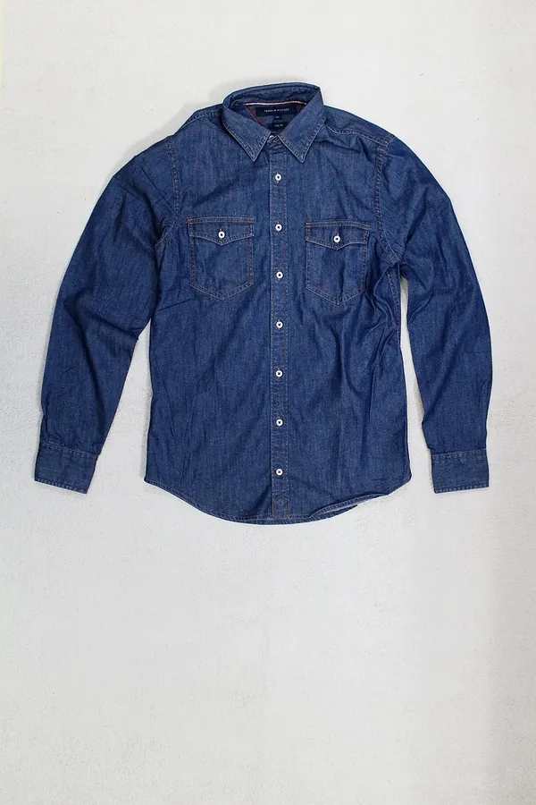Lacivert Denim Gömlek
