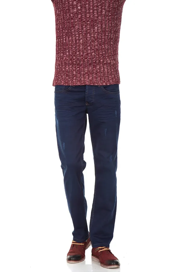 Lacivert Regular Fit Jean