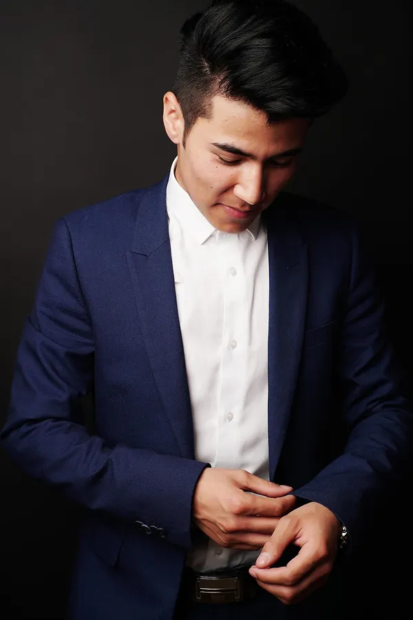 Lacivert Slim Fit Blazer