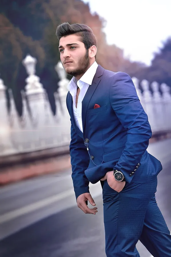 Lacivert Slim Fit Takım Elbise