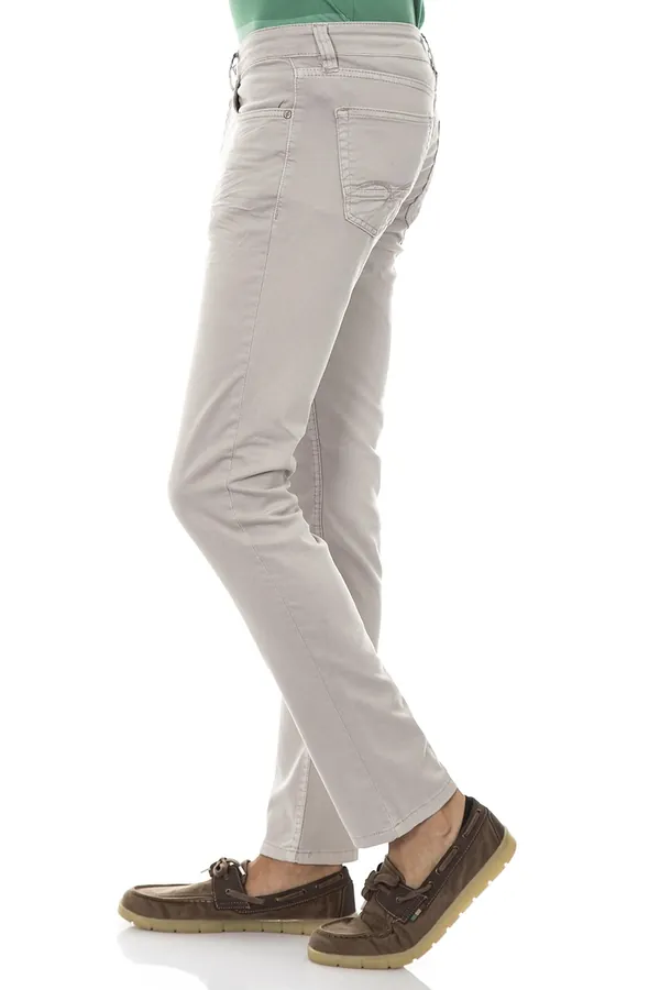 Taş Rengi Slim Fit Pantolon